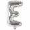 Letter Balloon Silver 80 cm Large E 1