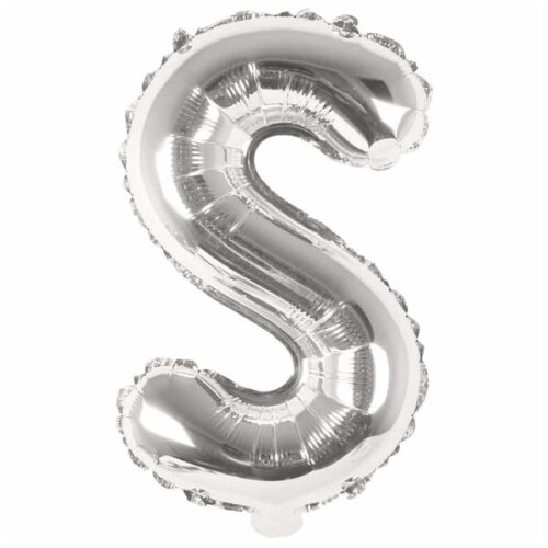 Letter Balloon Silver 80 cm Large