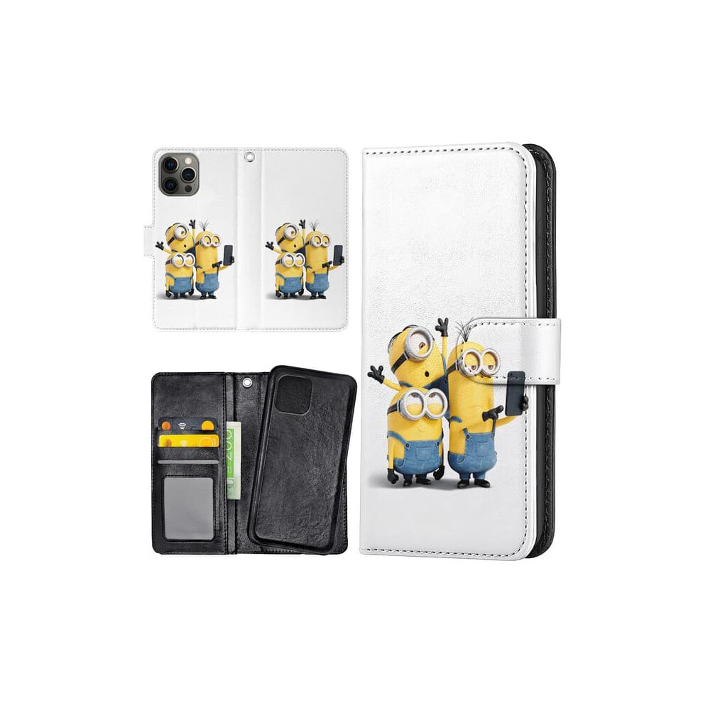 Iphone 12 Pro Max Wallet Case With Minions Design 962125864434