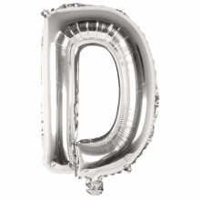 Letter Balloon Silver 80 cm