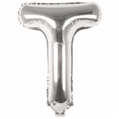 Letter Balloon Silver 80 cm Large
