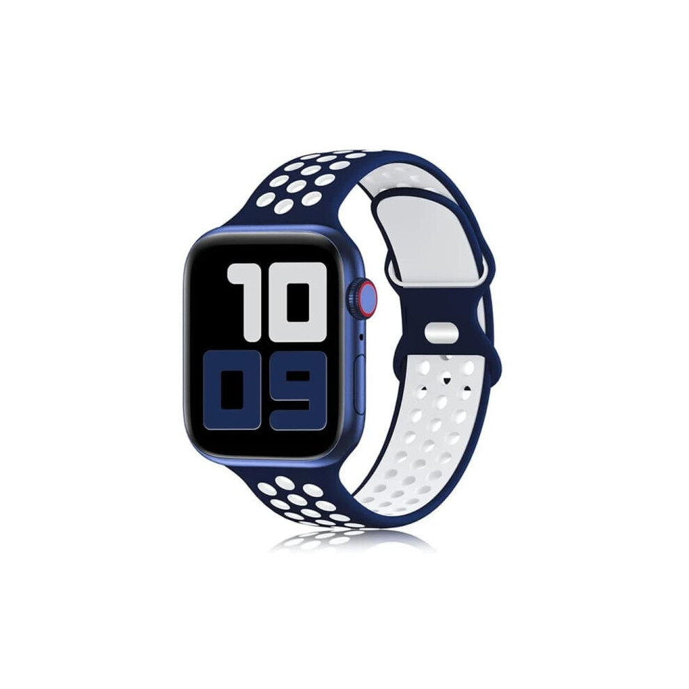 Apple Watch Armband Blue White 38Â49Mm Blue,White 900223001740