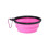 Dog Bowl Foldable Portable 350 ml Pink 1