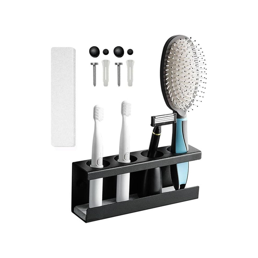 Electric Toothbrush Holder with 4 Slots for Toothbrushes