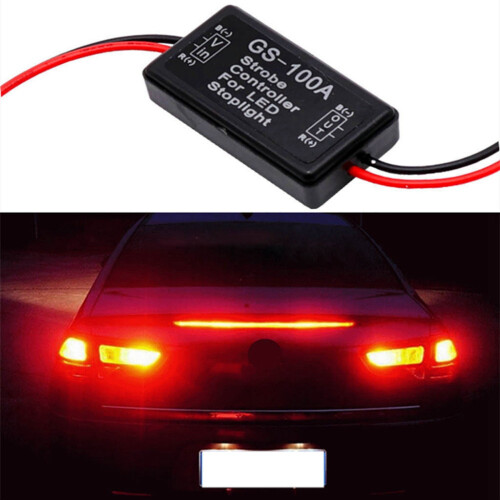 3X Flash Strobe Controller Brake Light Flasher Module for Car LED Brake Stop Light Lamp 12V