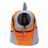 Pet Dog Carrier Backpack Mesh Front Carry Orange S 1