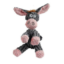Indestructible donkey dog toy for aggressive chewers pink
