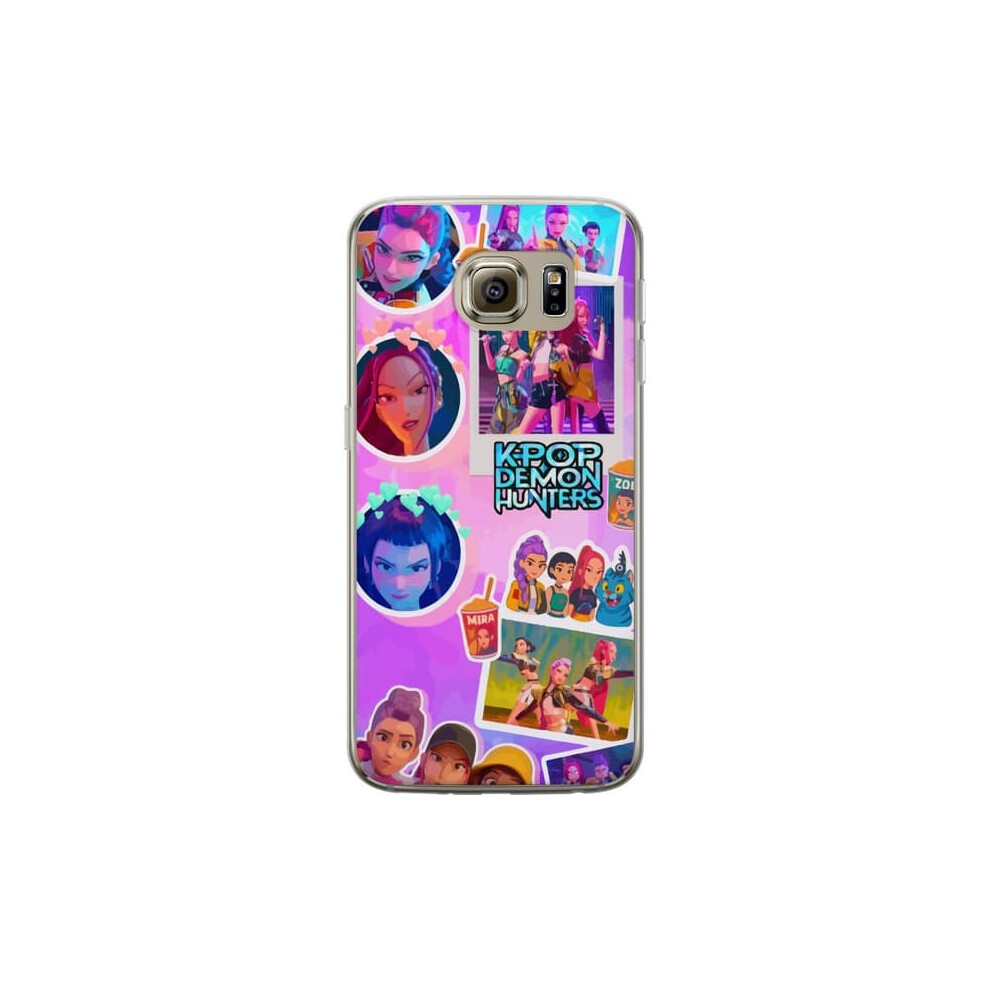 Samsung Galaxy S6 Transparent Case Kawaii Kpop Demon 900223001993