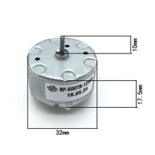 Mabuchi RF500TB-12560 DC motor 1.5V–12V 4600RPM 32mm 1 pc