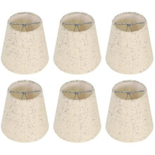 Linen Lampshade for E14 Wall or Table Lamp Small Clip-On