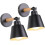 Vintage industrial wall lamp E27 2-pack 1