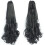 Black Curly Ponytail Wig Hair Extension 1