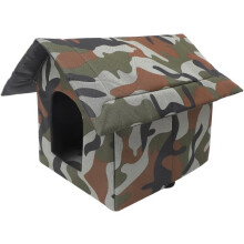 Outdoor Heated Cat House Weatherproof Insulated
