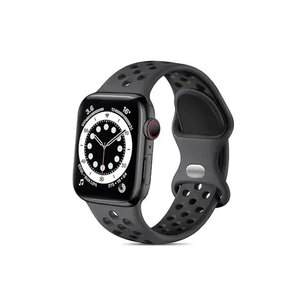 Apple Watch Band Compatible With 38-49Mm Models Grey Black Black,Grey 900223001894