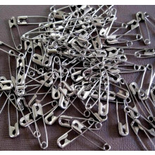 Safety Pins Silver 4 Sizes 125 Pieces