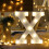 RBCKVXZ Φωτάκια LED με γράμματα αλφαβήτου, φωτιζόμενα λευκά πλαστικά γράμματα, 2