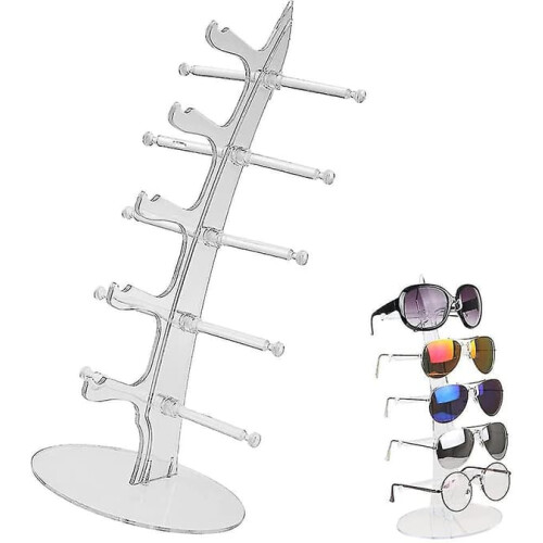 Glass Rack for Sunglasses and Eyewear, Holds 5