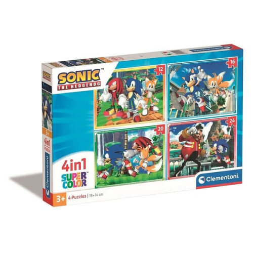 Sonic the HedgehogΠαζλ 4 σε 112-24 τεμάχια Clementoni