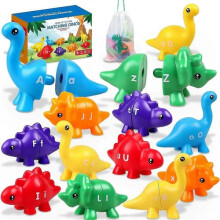 Dinosaur Alphabet Toys for Kids with Letter Matching and