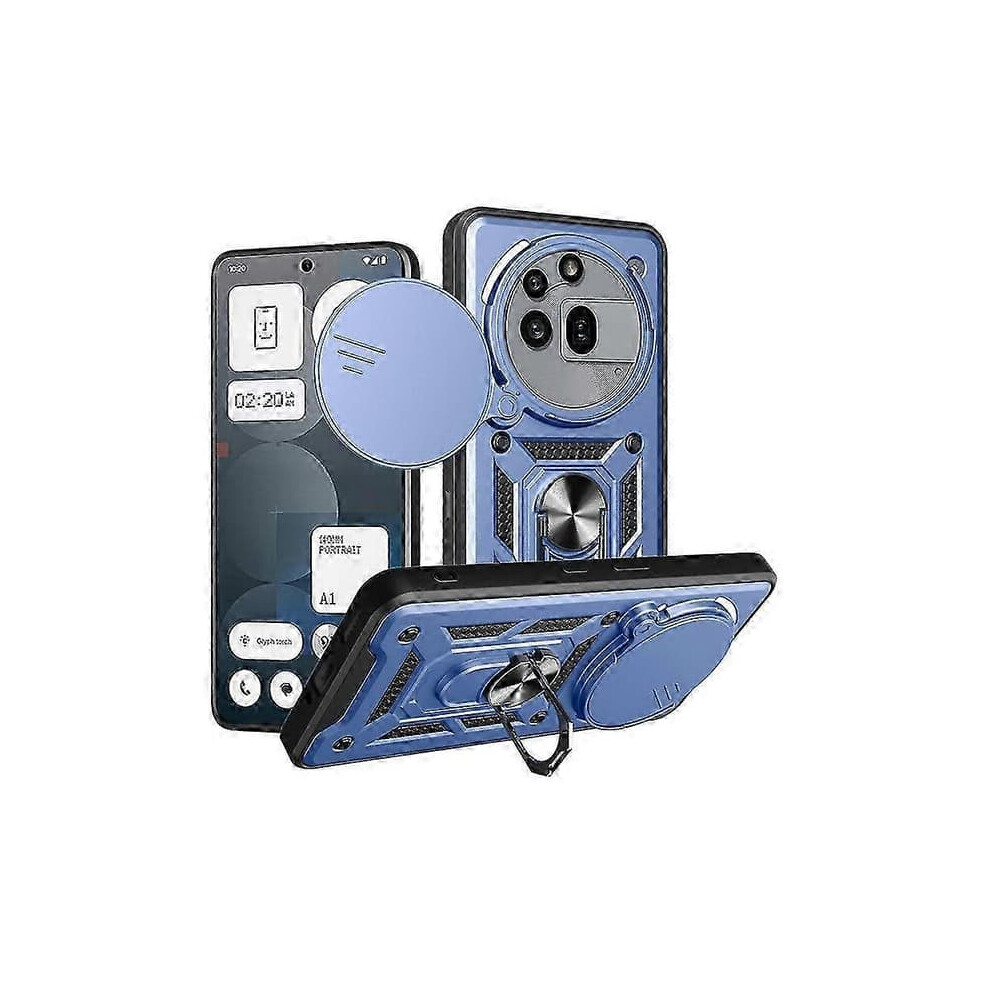 Nothing Phone 3A Pro Case Pc And Tpu With Sliding Blue 900223997319