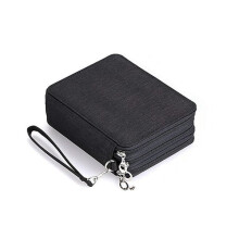 Oxford drawing pencil case black
