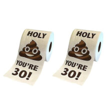 Funny Toilet Paper Roll Birthday Gift 2 Rolls