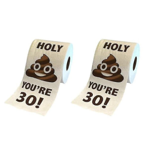 Funny Toilet Paper Roll Birthday Gift 2 Rolls