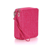Oxford drawing pencil case rose red