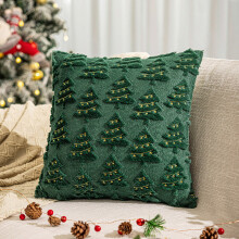 HOCIRET Kerstboom sierkussen pluche 18x18 inch