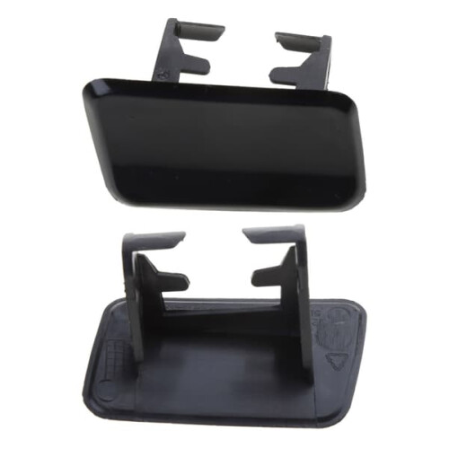 Headlight Washer Nozzle Cover for BMW X3 E83 1 Pair Black