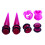 Ear Stretching Kit Acrylic Tapers Silicone Tunnels 48 Pieces 3