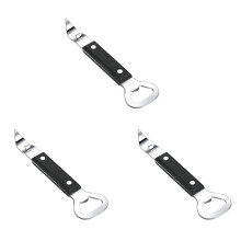 Abridor de Garrafas Perfurador, Abridor de Latas Manual de Aço Inoxidável, 3 Pacote