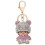 Pink Panda Monchichi Plush Keychain Toy 1