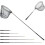 Fishing Net Telescopic Aluminum Handle 1.5m 1
