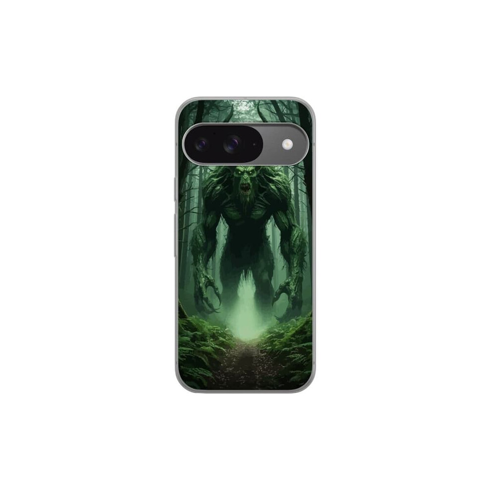 Google Pixel 9 Pro Transparent Case Monster Forest Fantasy 900223989765