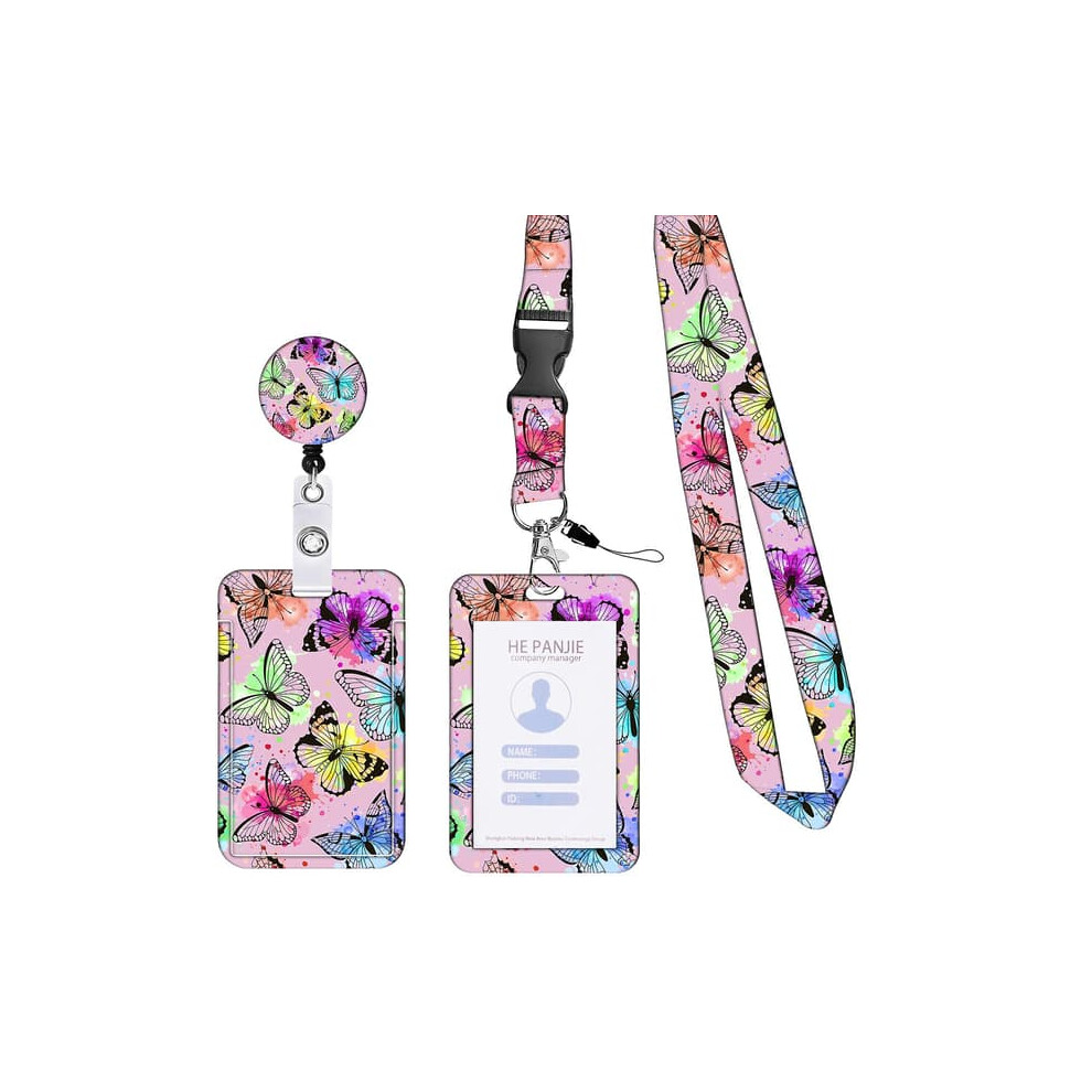 Id Card Holder With Pattern Print And Sliding Opening 900223991676
