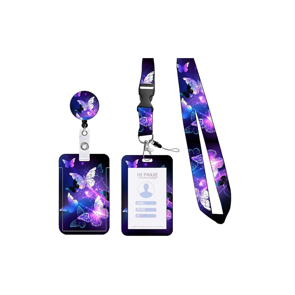 Id Card Holder With Pattern Print And Sliding Opening 900223991720