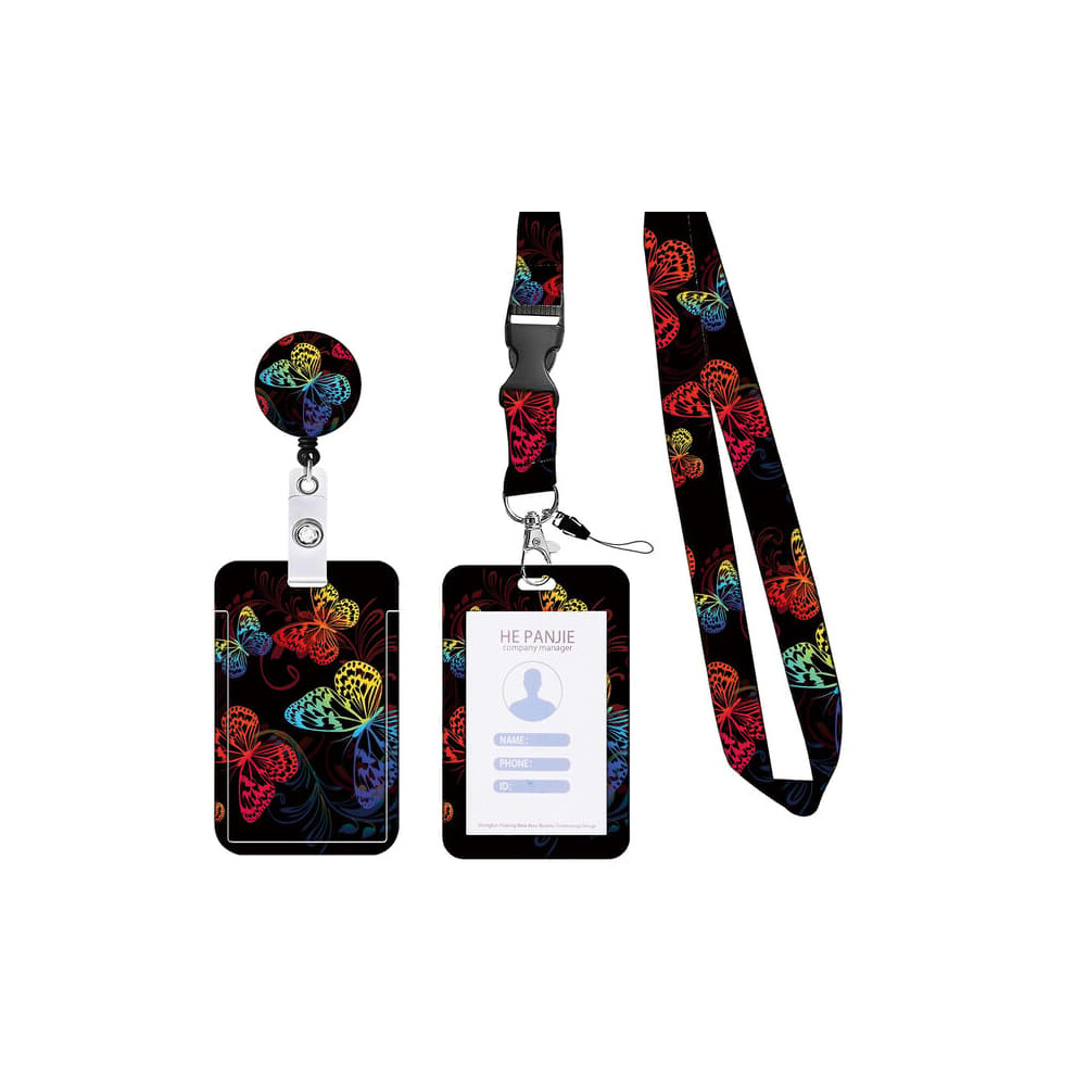 Id Card Holder With Pattern Print And Sliding Opening 900223991737