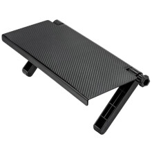 Adjustable Shelf for Computer or TV Black 375mm