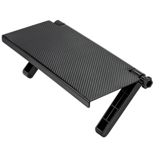 Adjustable Shelf for Computer or TV Black 375mm