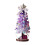 Artificial Christmas Tree Purple 11.6 Inch Twist Bar 1