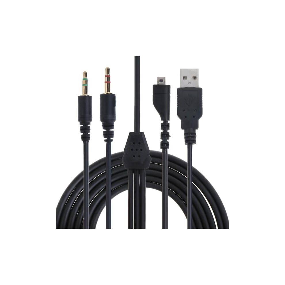 Rgb Usb 3.5Mm Microphone Audio Splitter Cable For 900223003607