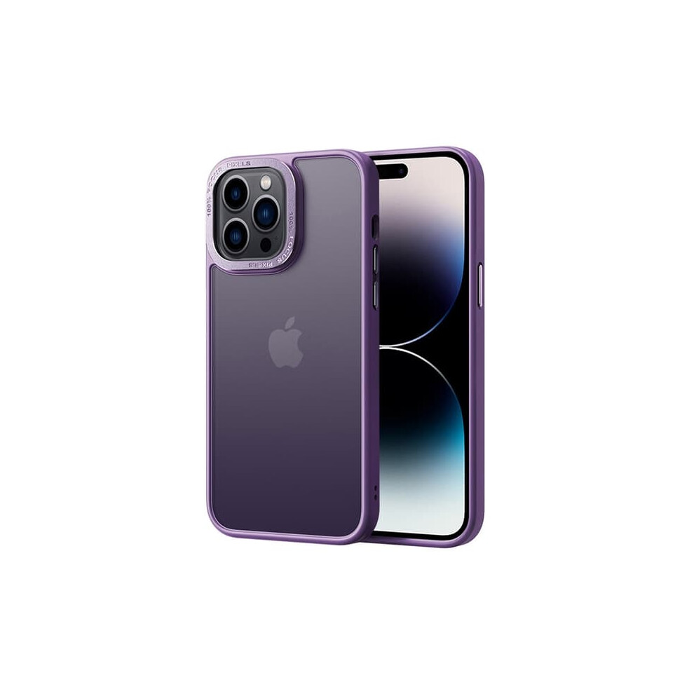 Iphone 14 Pro Max Case Hybrid Matte Purple 962125875232