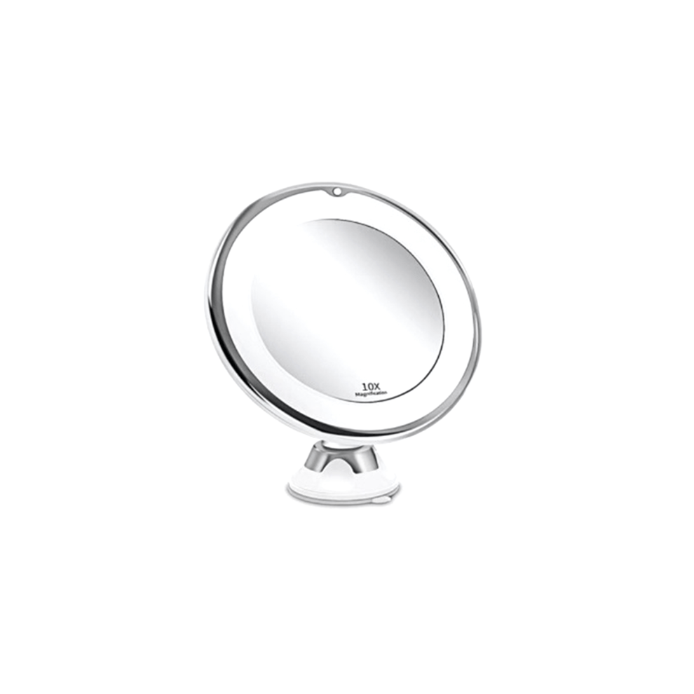 LED Makeup Mirror 10X Magnification Battery Powered