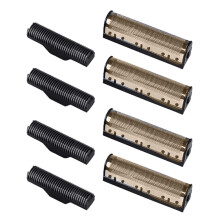 2Set Clipper Blade for Kemei -1102 Clipper Electric Shaver Parts Net Gold