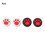 PS5 thumb stick grip silicone red 4 pcs 1