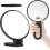 Double-Sided Makeup Mirror 1X/30X Foldable Portable Matte 1