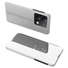 SKALO wallet case for Xiaomi Redmi Note 13 5G clear silver