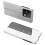 SKALO wallet case for Xiaomi Redmi Note 13 5G clear silver 1