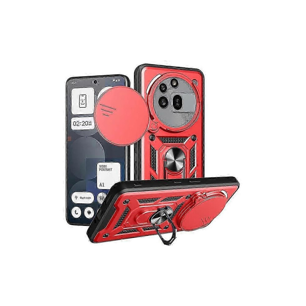 Nothing Phone 3A Pro Case Pc And Tpu With Sliding Red 900223997302